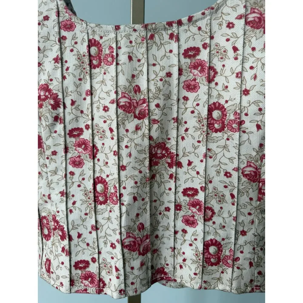 Cinq à Sept Rowena Jean Cottagecore Floral Tank Top Size S NEW - Picture 7 of 11